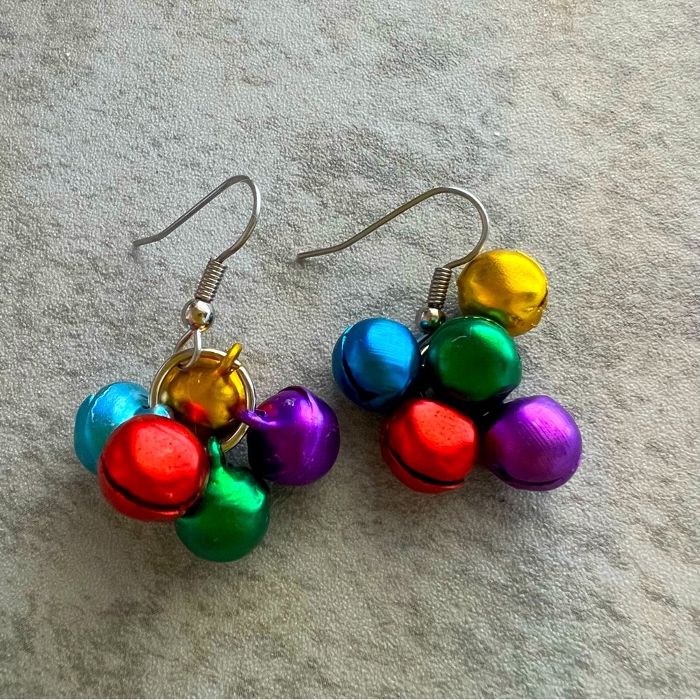 Handmade Jingle Bell Earrings